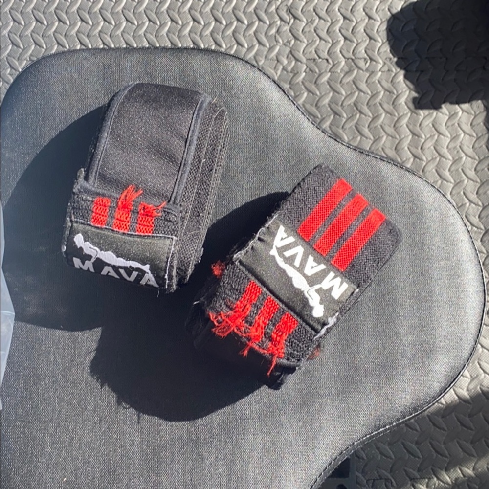mava knee wraps with velcro